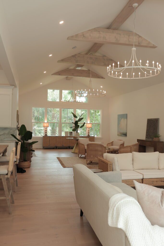 Vaulted Coastal Great Room
